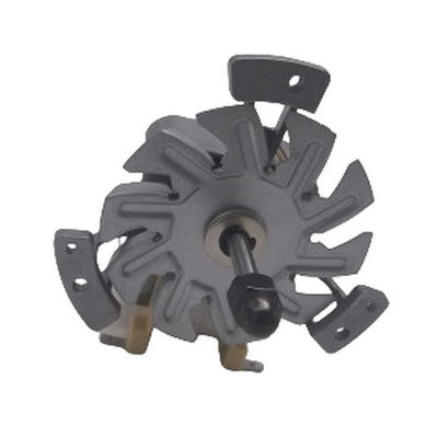 2.38" 48W सी फ्रेम इलेक्ट्रिक फैन मोटर्स स्वतंत्र ग्राउंडिंग तार के साथ एसी छायादार पोल