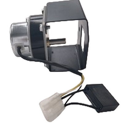 5.5W 0.05A 2.4RPM पेलेट ऑगर मोटर शेड पोल उच्च दक्षता के साथ धातु ब्रैकेट के साथ