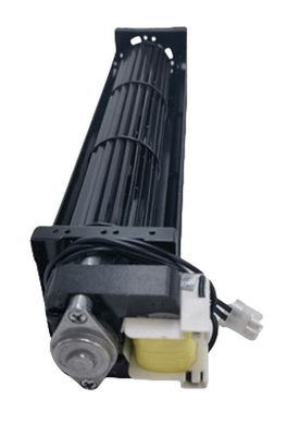 टेंजेन्शियल ब्लोअर क्रॉस फ्लो फैन ब्लैक इलेक्ट्रोफोरेसिस 120V 60HZ 260mm इलेक्ट्रिक ओवन के लिए